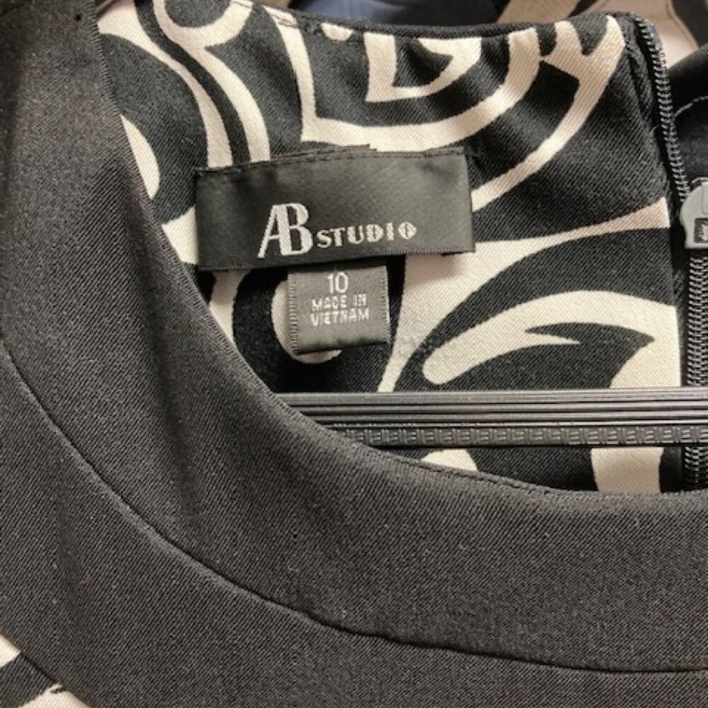 Black and White Dress